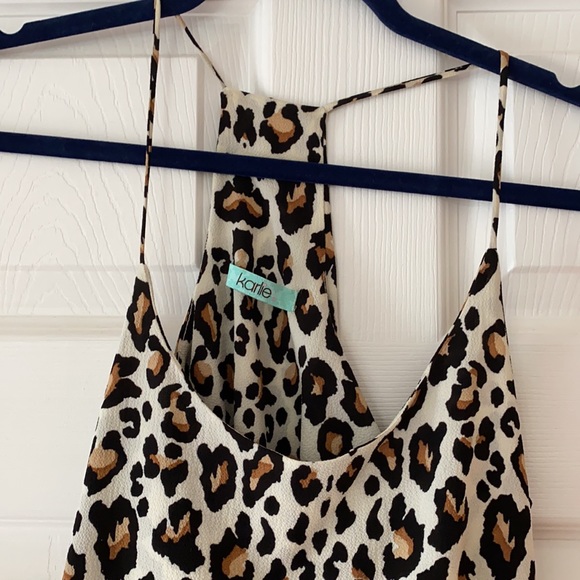 Cheetah peplum tank - Picture 3 of 3